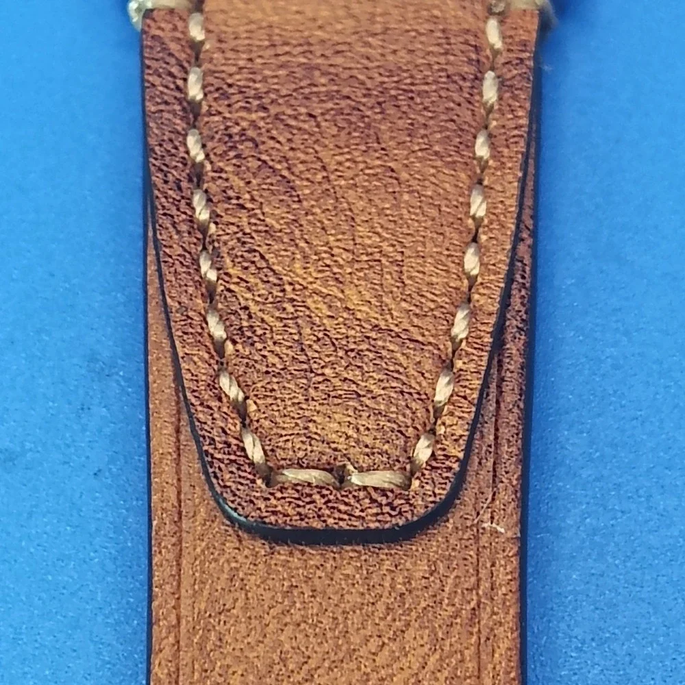 Vintage 2007 Timex 32mm Mens Quartz Dress Watch New Leather Strap‎ RESTORED - Picture 12 of 12